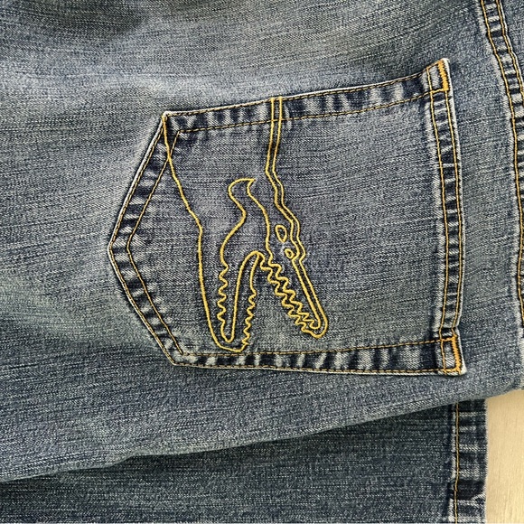 Lacoste Denim Blue Boot Cut Jeans - Picture 8 of 9